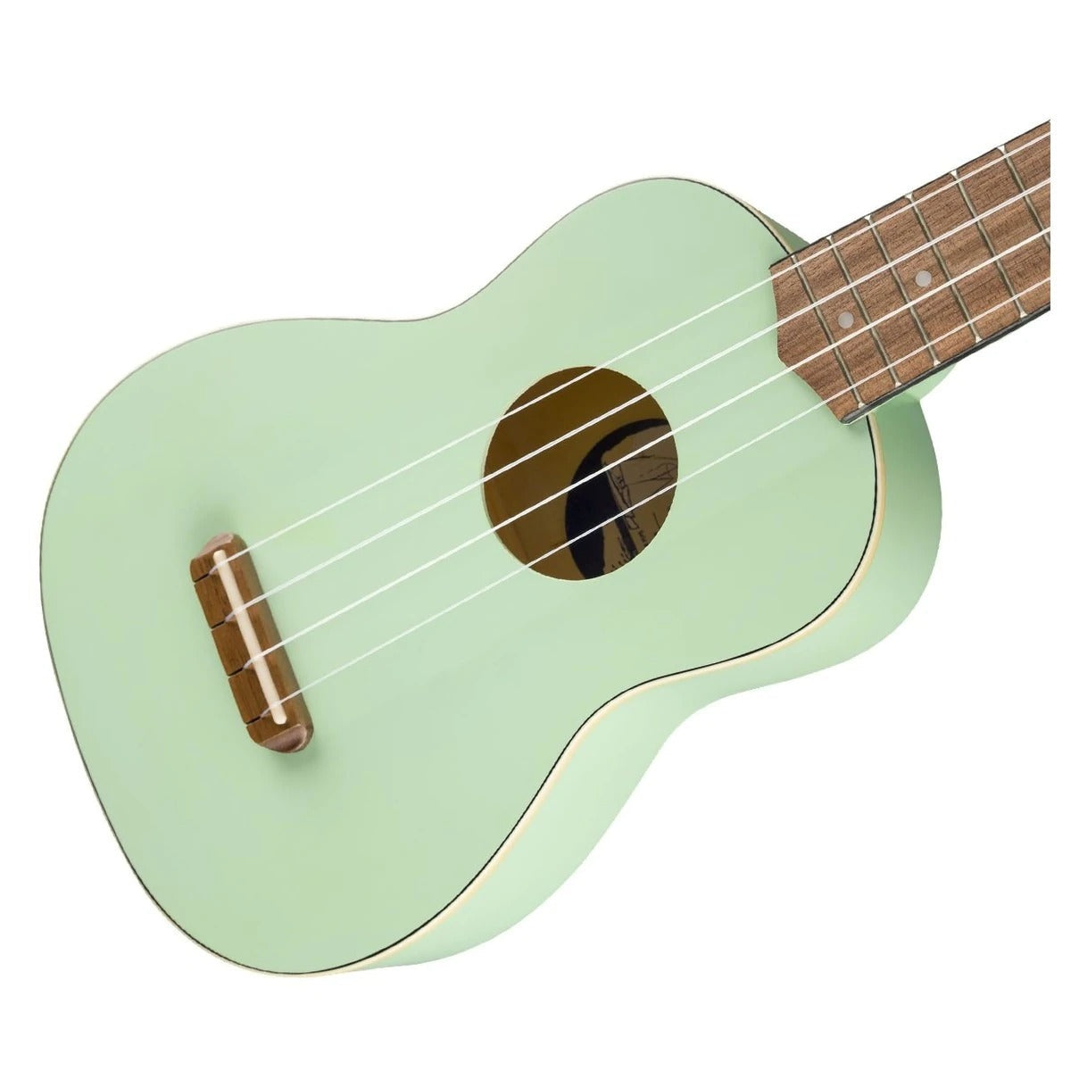 Đàn Ukulele Soprano Fender Venice FB Walnut, Surf Green-Mai Nguyên Music
