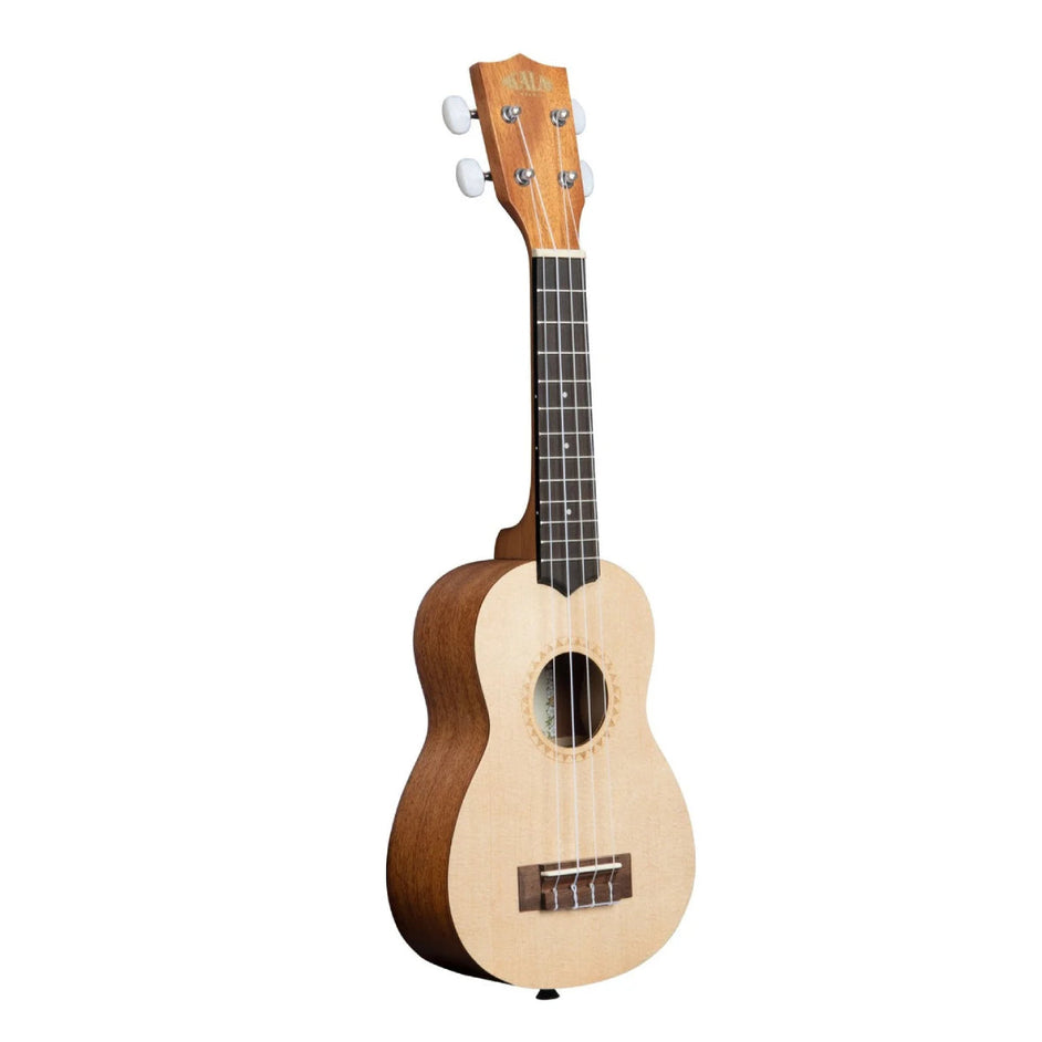 Đàn Ukulele Soprano Kala Satin Mahogany Spruce Top KA-15S-S-Mai Nguyên Music