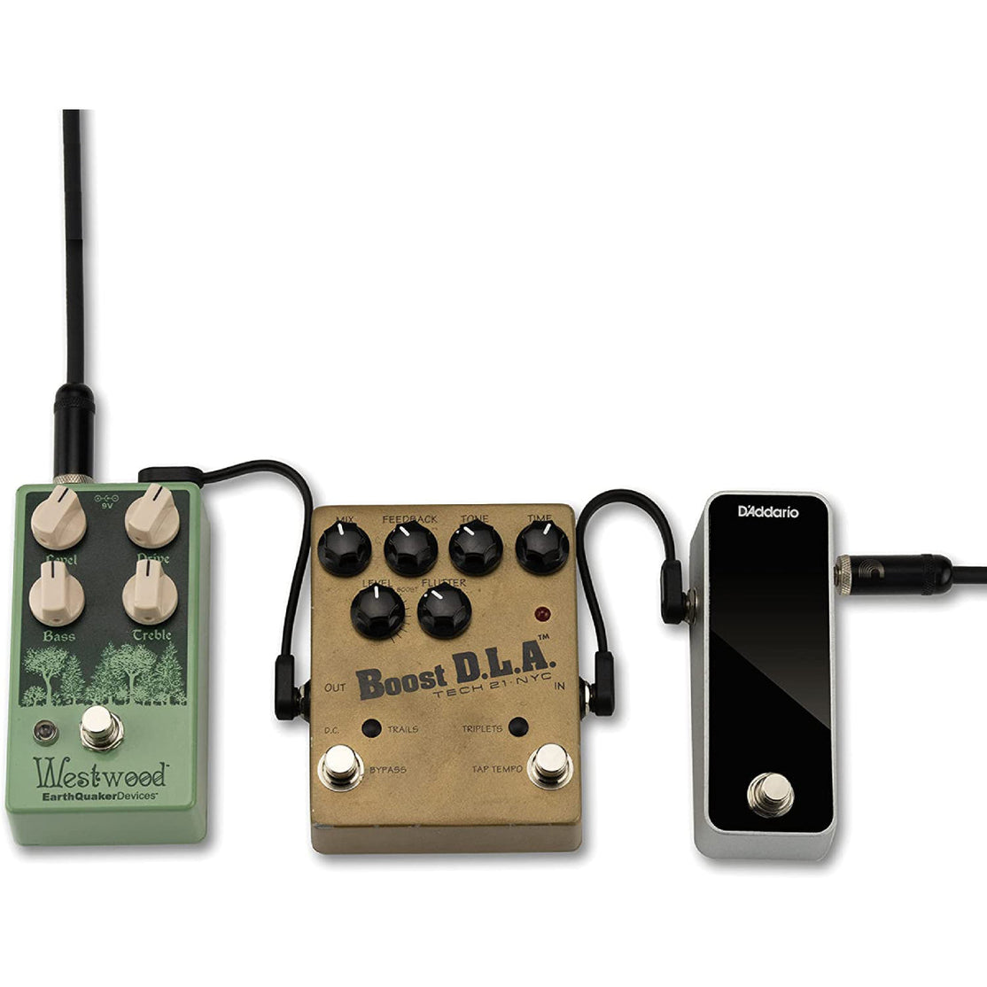 Dây Cáp Kết Nối D'Addario PW-FPRR-01 Right Angle to Right Angle Flat Patch, 1 Foot-Mai Nguyên Music