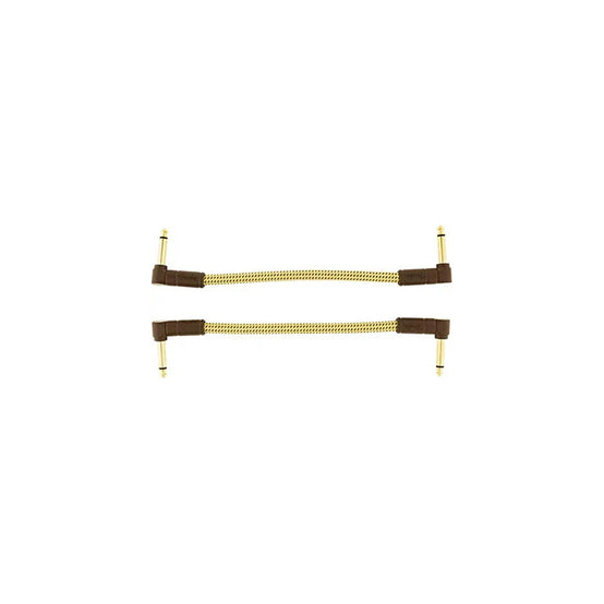 Dây Cáp Kết Nối Fender Deluxe Series Patch, Tweed, 2 Pack-Mai Nguyên Music