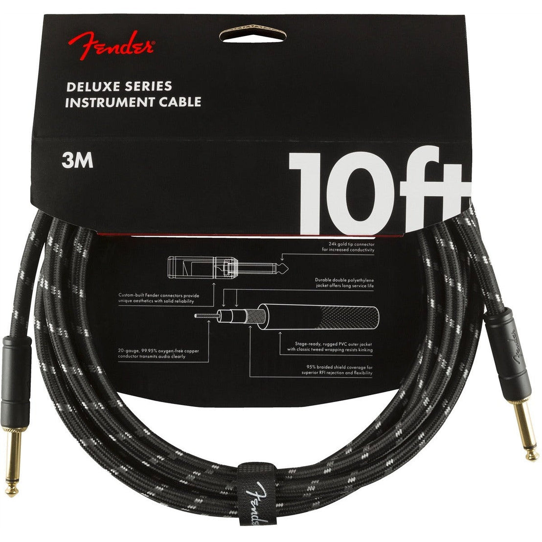 Dây Cáp Kết Nối Fender Deluxe Series Tweed-Mai Nguyên Music