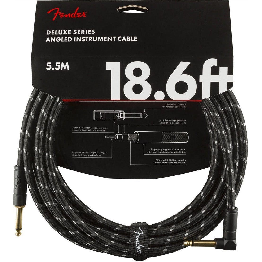 Dây Cáp Kết Nối Fender Deluxe Series Tweed-Mai Nguyên Music