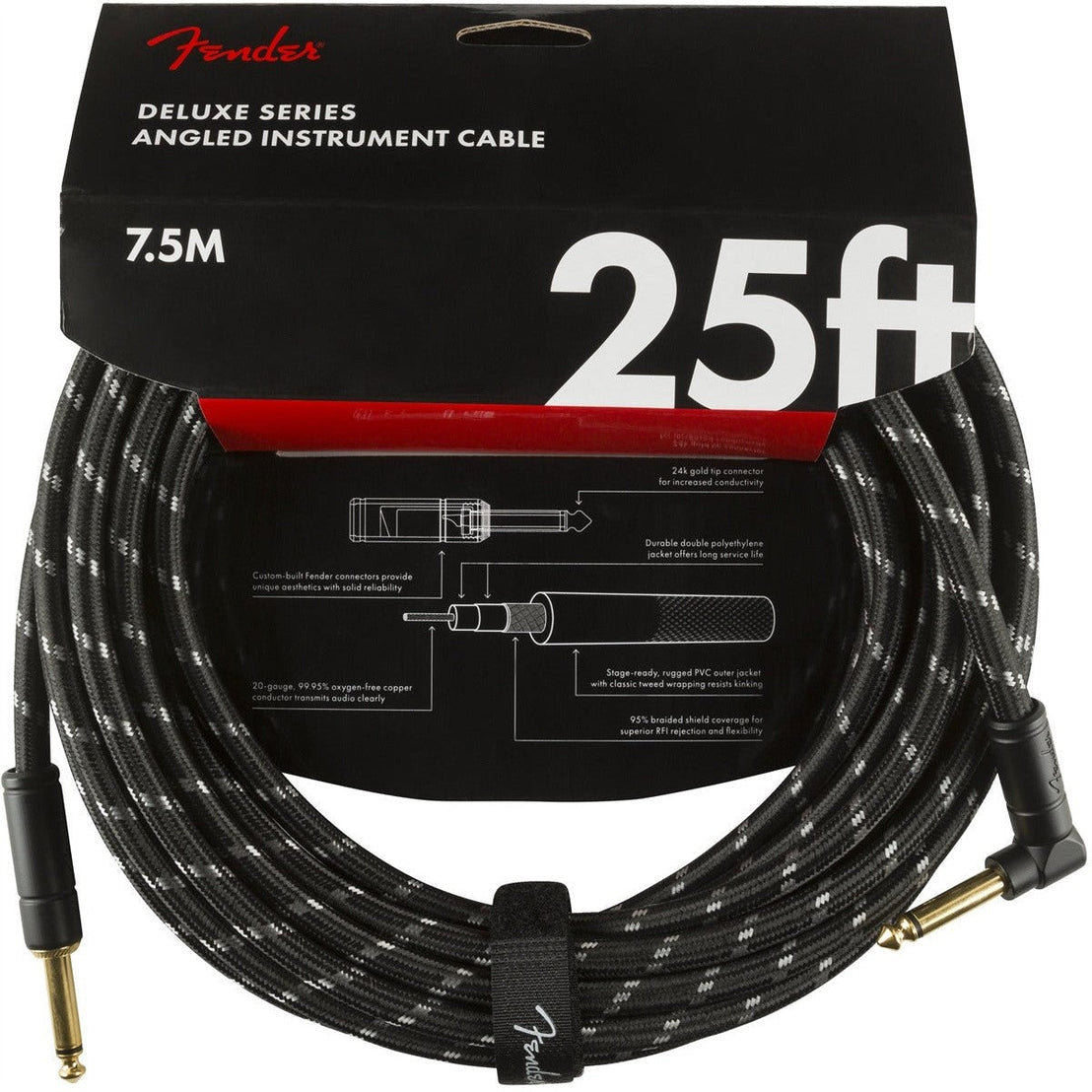 Dây Cáp Kết Nối Fender Deluxe Series Tweed-Mai Nguyên Music