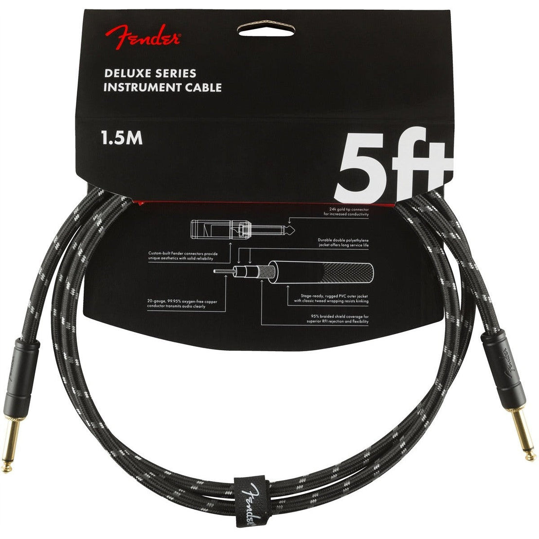Dây Cáp Kết Nối Fender Deluxe Series Tweed-Mai Nguyên Music