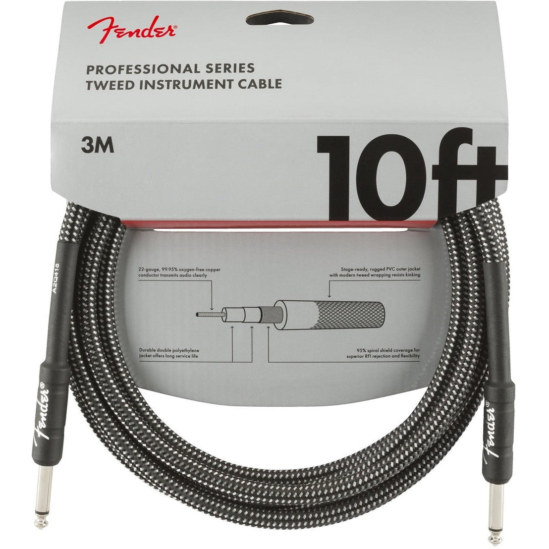 Dây Cáp Kết Nối Fender Professional Series Tweed-Mai Nguyên Music