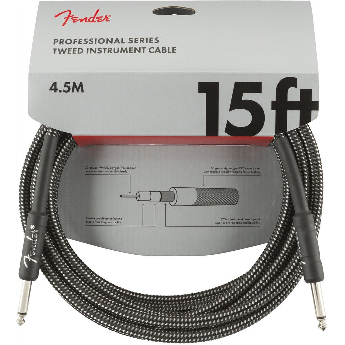 Dây Cáp Kết Nối Fender Professional Series Tweed-Mai Nguyên Music