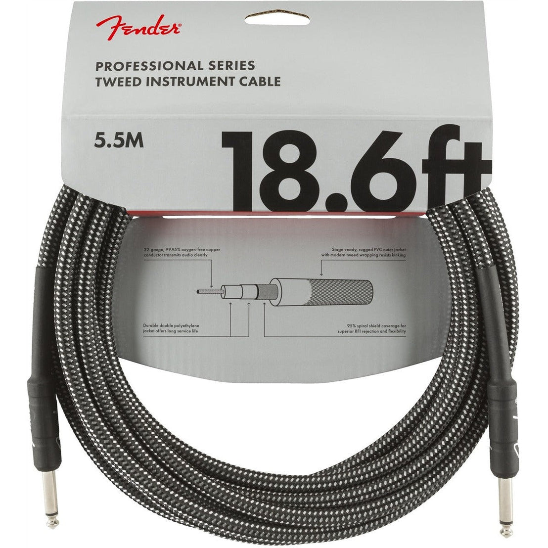 Dây Cáp Kết Nối Fender Professional Series Tweed-Mai Nguyên Music