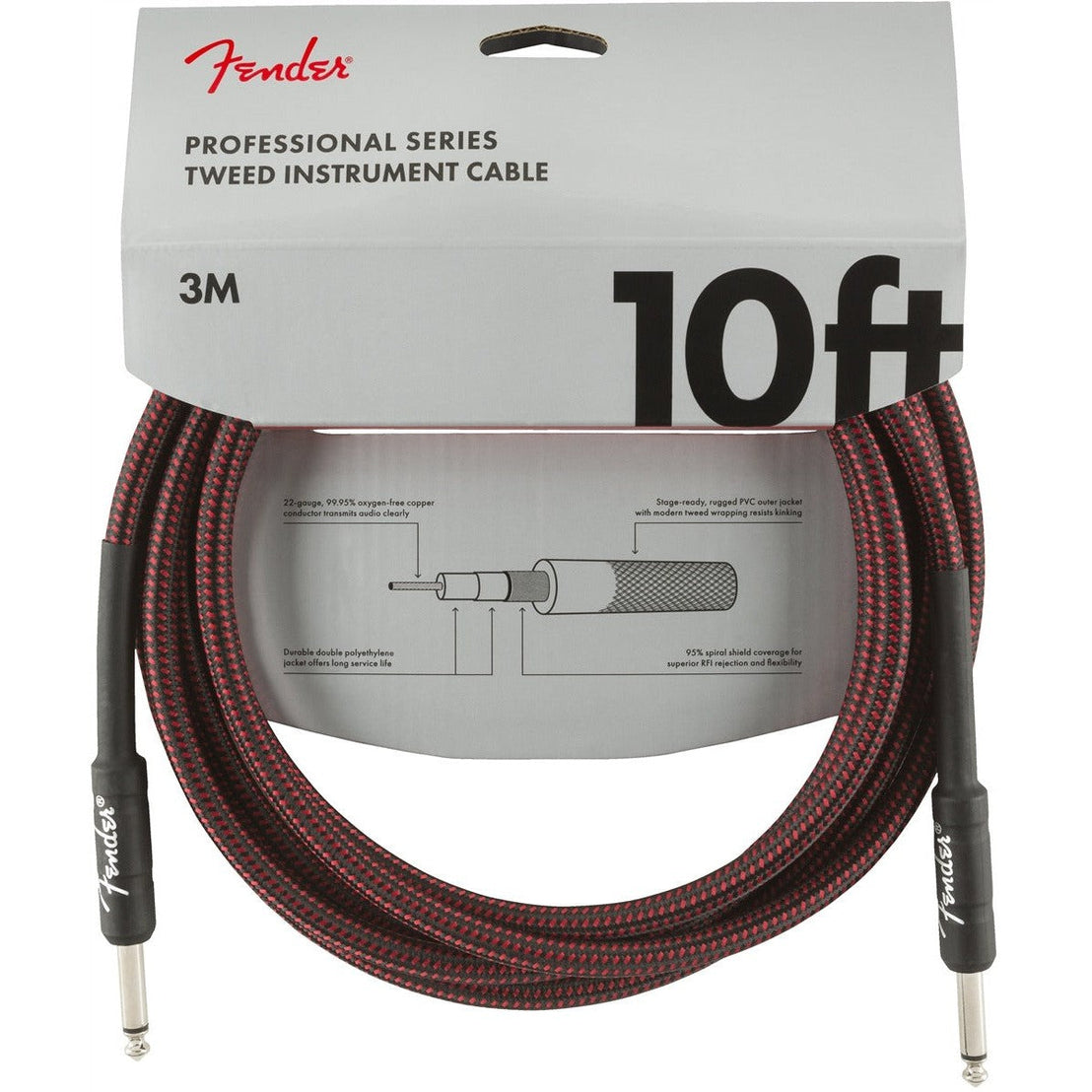 Dây Cáp Kết Nối Fender Professional Series Tweed-Mai Nguyên Music