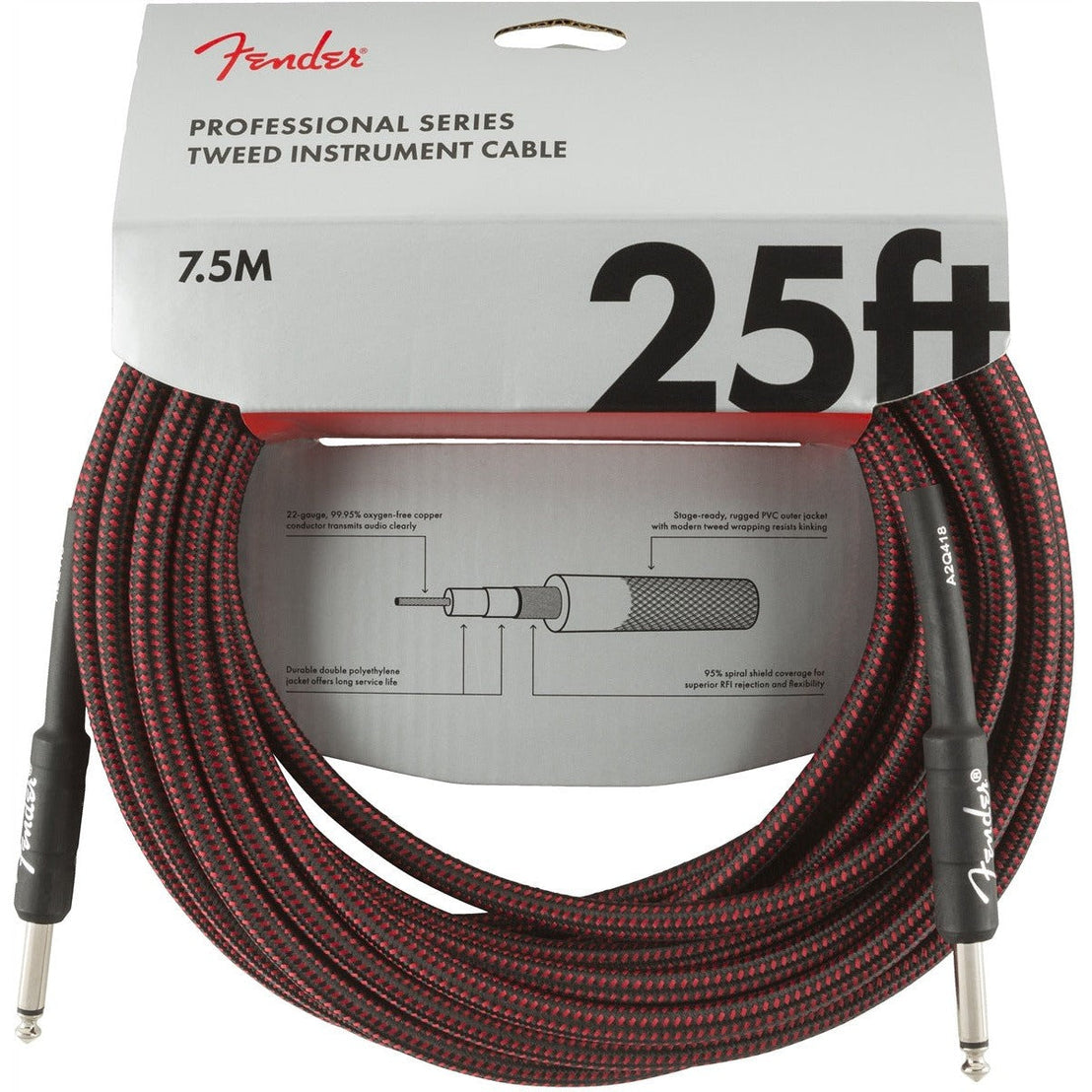 Dây Cáp Kết Nối Fender Professional Series Tweed-Mai Nguyên Music