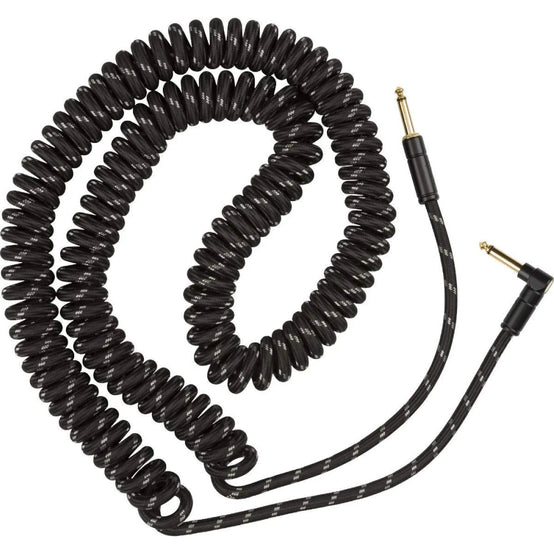 Dây Cáp Kết Nối Guitar Fender Deluxe Coil, Black Tweed, 30ft-Mai Nguyên Music