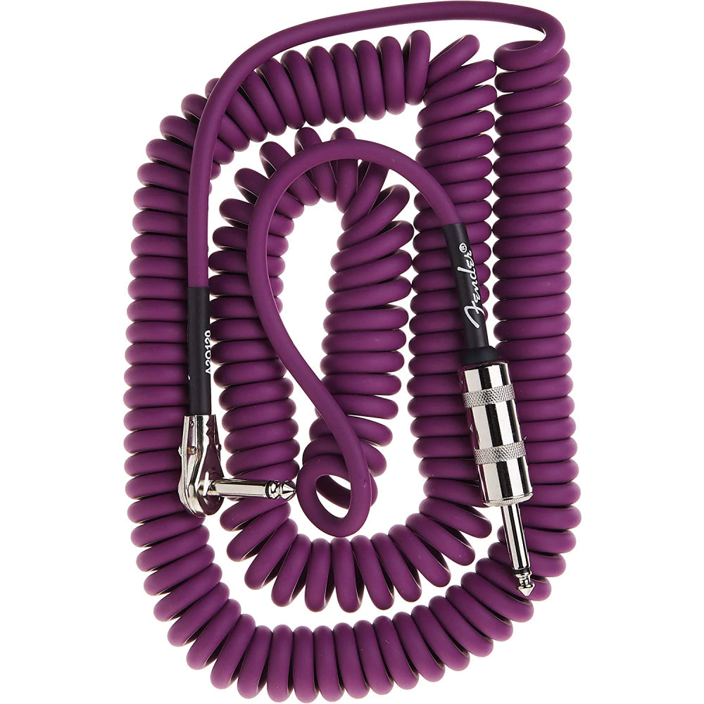 Dây Cáp Kết Nối Guitar Fender Jimi Hendrix Voodoo Child, Purple, 30ft-Mai Nguyên Music