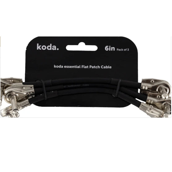 Dây Cáp Kết Nối Koda Essential Flat Patch, 6inch, Pack of 3-Mai Nguyên Music