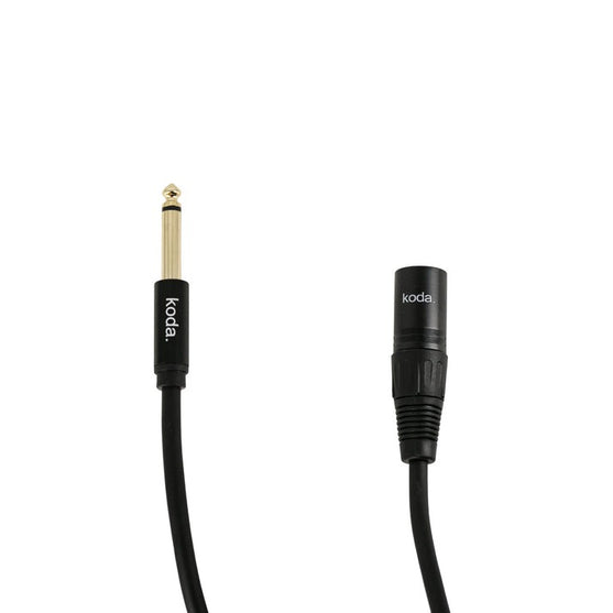 Dây Cáp Kết Nối Koda Essential XLR Male to TS 1/4 inch Unbalanced-Mai Nguyên Music