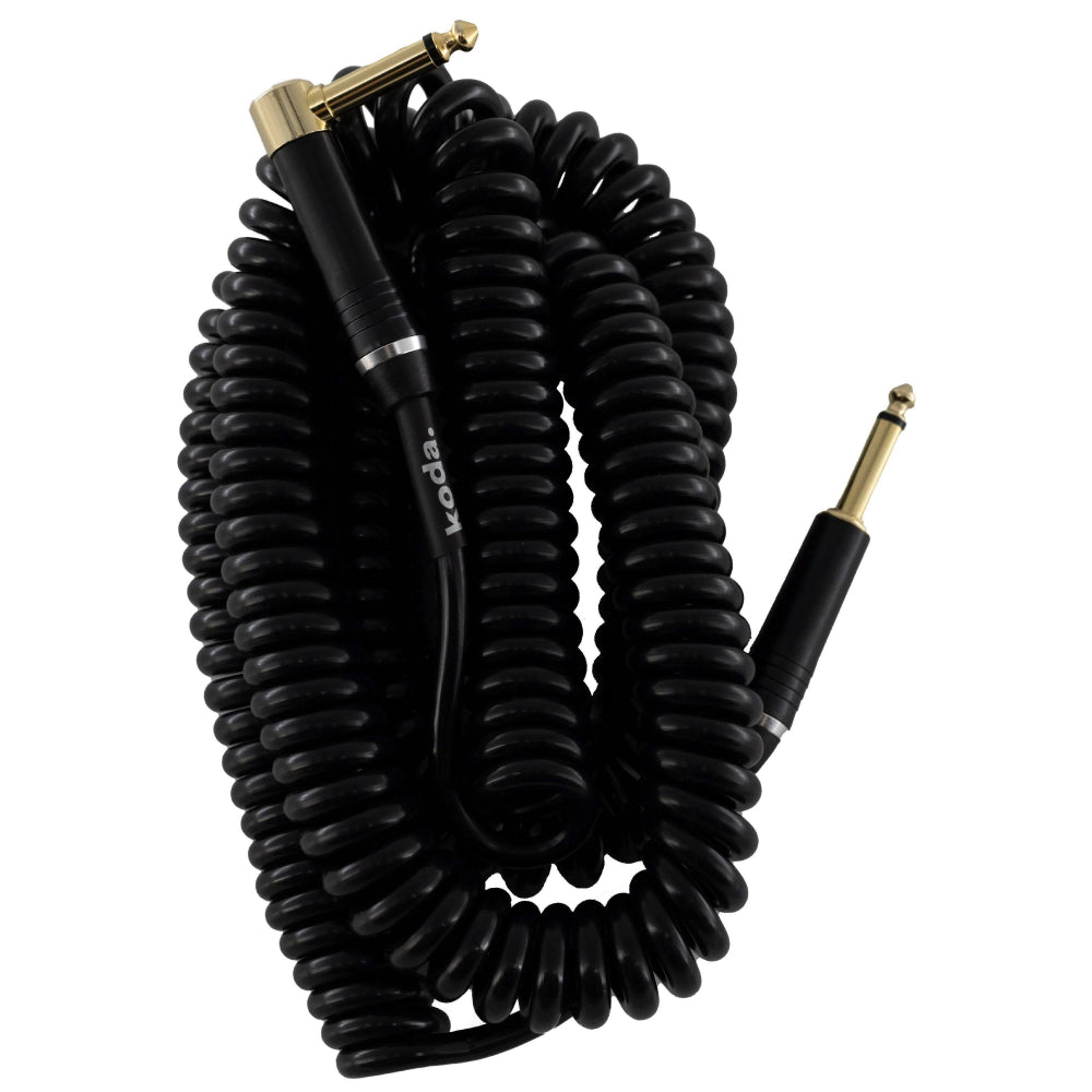 Dây Cáp Kết Nối Koda Plus Coiled Instrument, 30ft, Black-Mai Nguyên Music