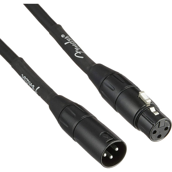 Dây Cáp Kết Nối Microphone Fender Professional Series, 10ft, Black-Mai Nguyên Music