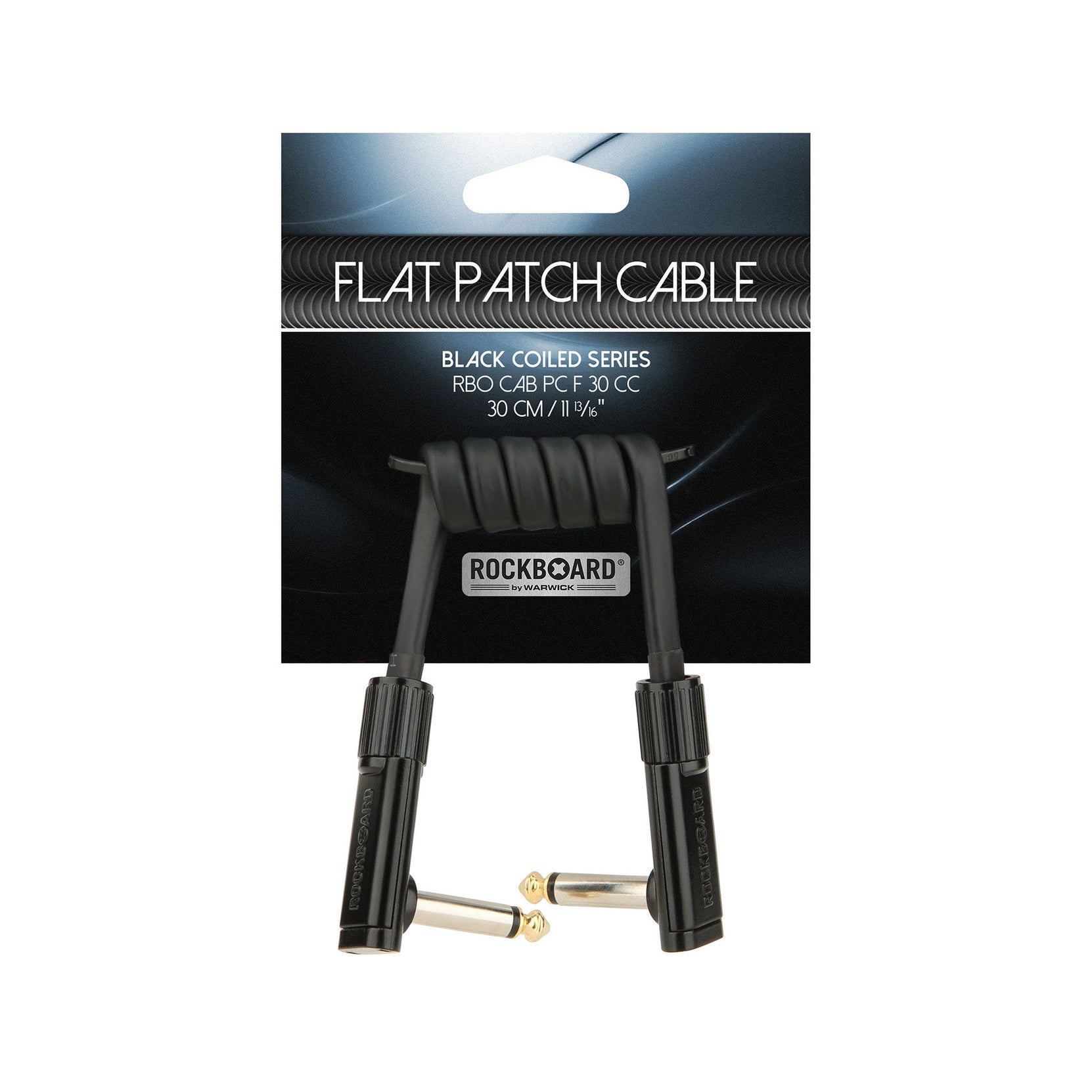 Dây Cáp Kết Nối RockBoard Coiled Series Flat Patch Cable - 30cm-Mai Nguyên Music