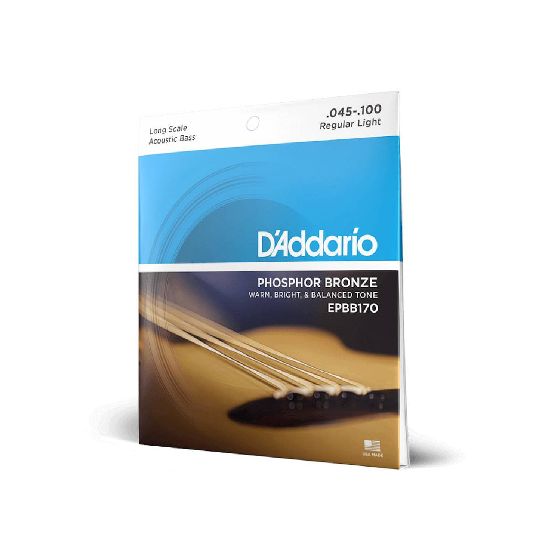 Dây Đàn Guitar Acoustic Bass D'Addario EPBB170 Phosphor Bronze, 45-100-Mai Nguyên Music