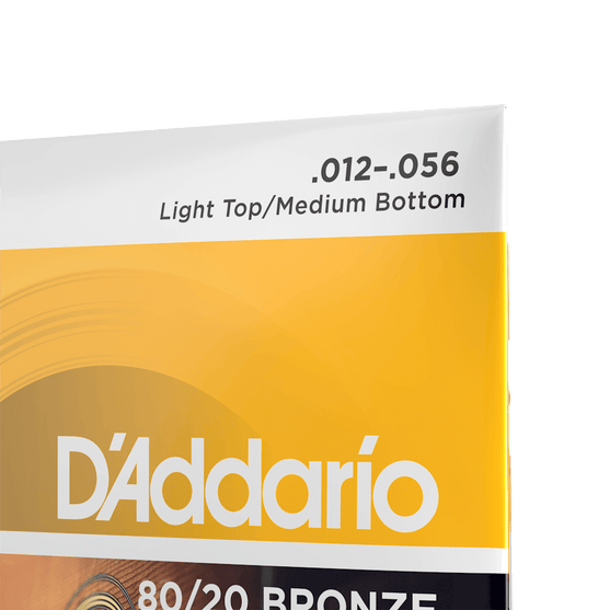 Dây Đàn Guitar Acoustic D'Addario EJ14 80/20 Bronze, Light Top/Medium Bottom/Bluegrass, 12-56-Mai Nguyên Music