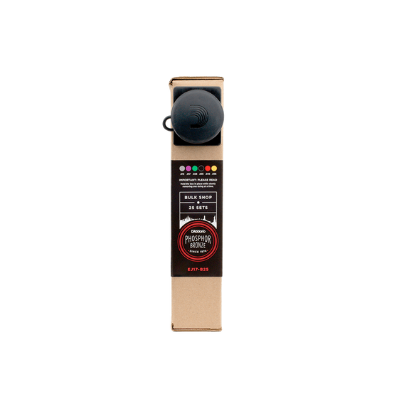 Dây Đàn Guitar Acoustic D'Addario EJ17-B25 Phosphor Bronze, Medium, 13-56, 25 Bulk Sets-Mai Nguyên Music