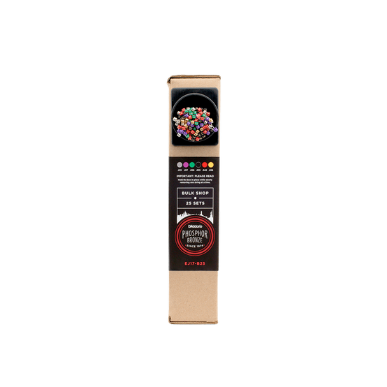 Dây Đàn Guitar Acoustic D'Addario EJ17-B25 Phosphor Bronze, Medium, 13-56, 25 Bulk Sets-Mai Nguyên Music