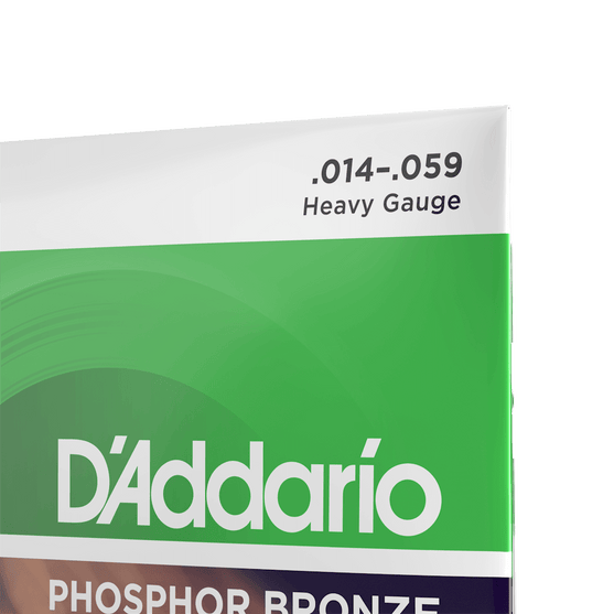 Dây Đàn Guitar Acoustic D'Addario EJ18 Phosphor Bronze, Heavy, 14-59-Mai Nguyên Music