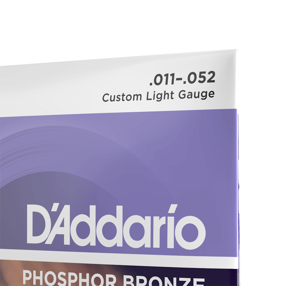 Dây Đàn Guitar Acoustic D'Addario EJ26 Phosphor Bronze, Custom Light, 11-52-Mai Nguyên Music