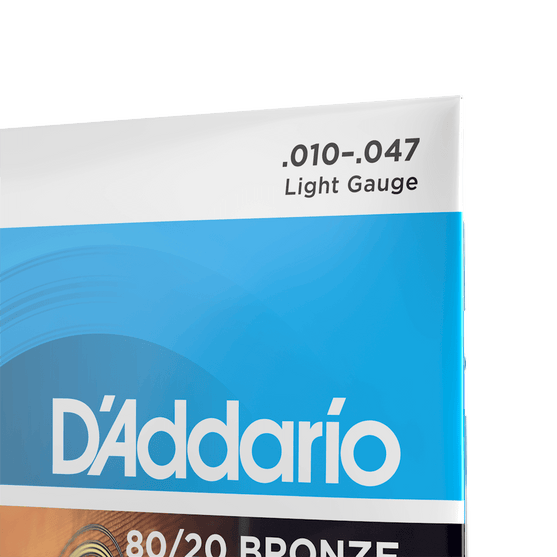 Dây Đàn Guitar Acoustic D'Addario EJ36 80/20 12-Strings Bronze, Light, 10-47-Mai Nguyên Music