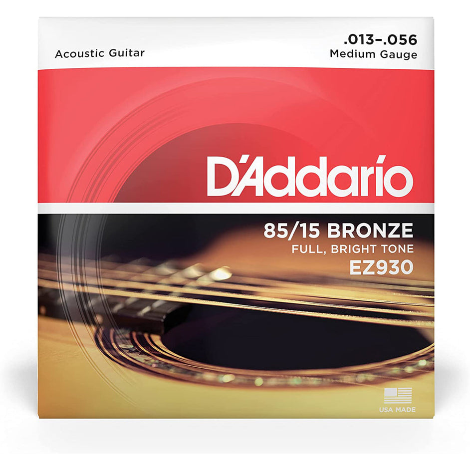 Dây Đàn Guitar Acoustic D'Addario EZ930 85/15 Bronze, Medium, 13-56-Mai Nguyên Music