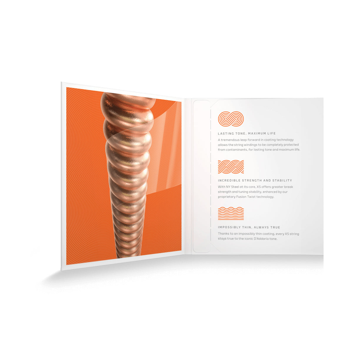 Dây Đàn Guitar Acoustic D'Addario XSAPB1047 Phosphor Bronze, Extra Light, 10-47-Mai Nguyên Music