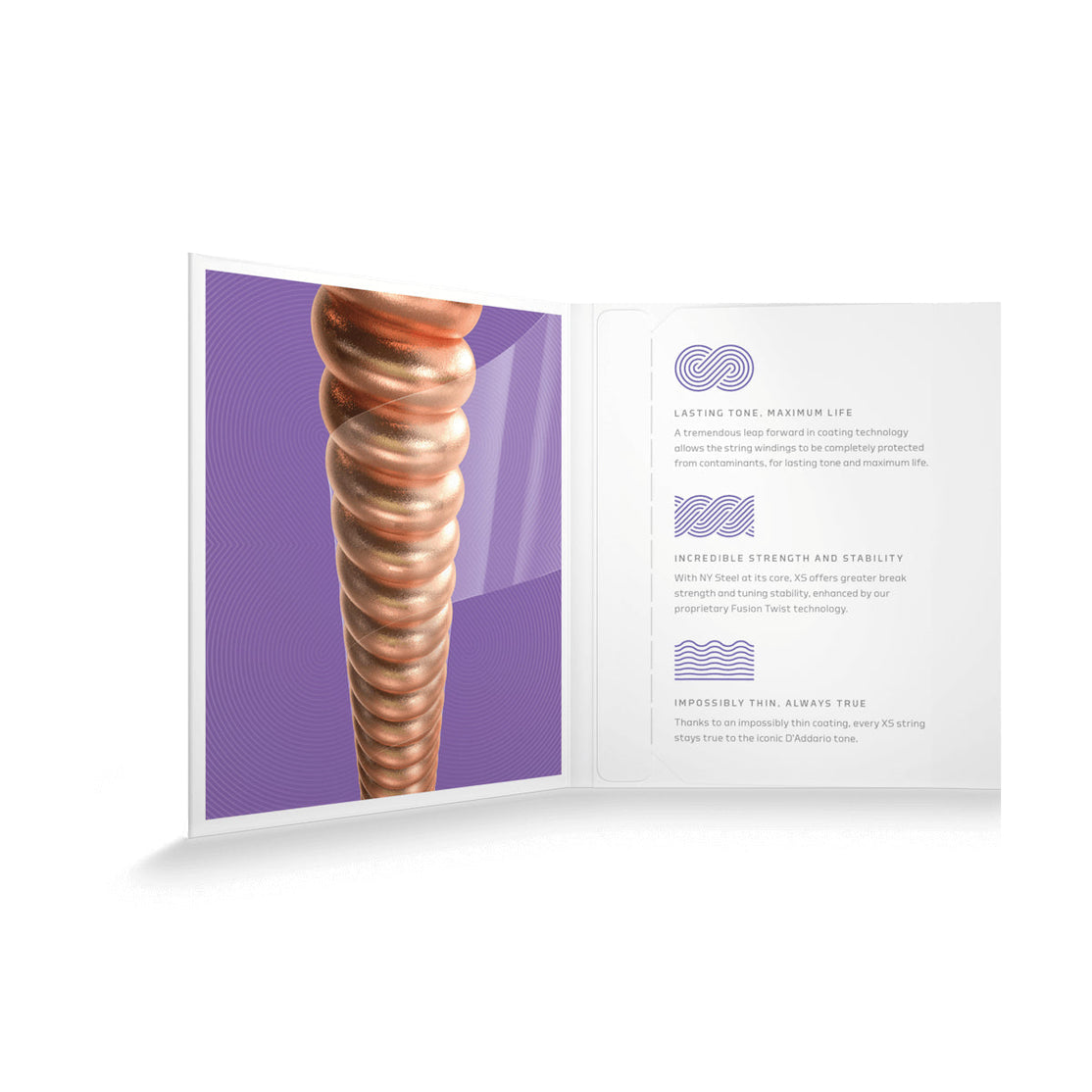 Dây Đàn Guitar Acoustic D'Addario XSAPB1152 Phosphor Bronze, Custom Light, 11-52-Mai Nguyên Music