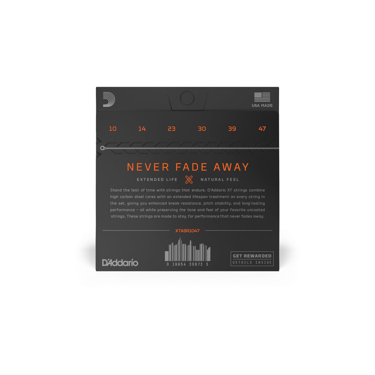 Dây Đàn Guitar Acoustic D'Addario XTABR1047 XT 80/20, Extra Light, 10-47-Mai Nguyên Music