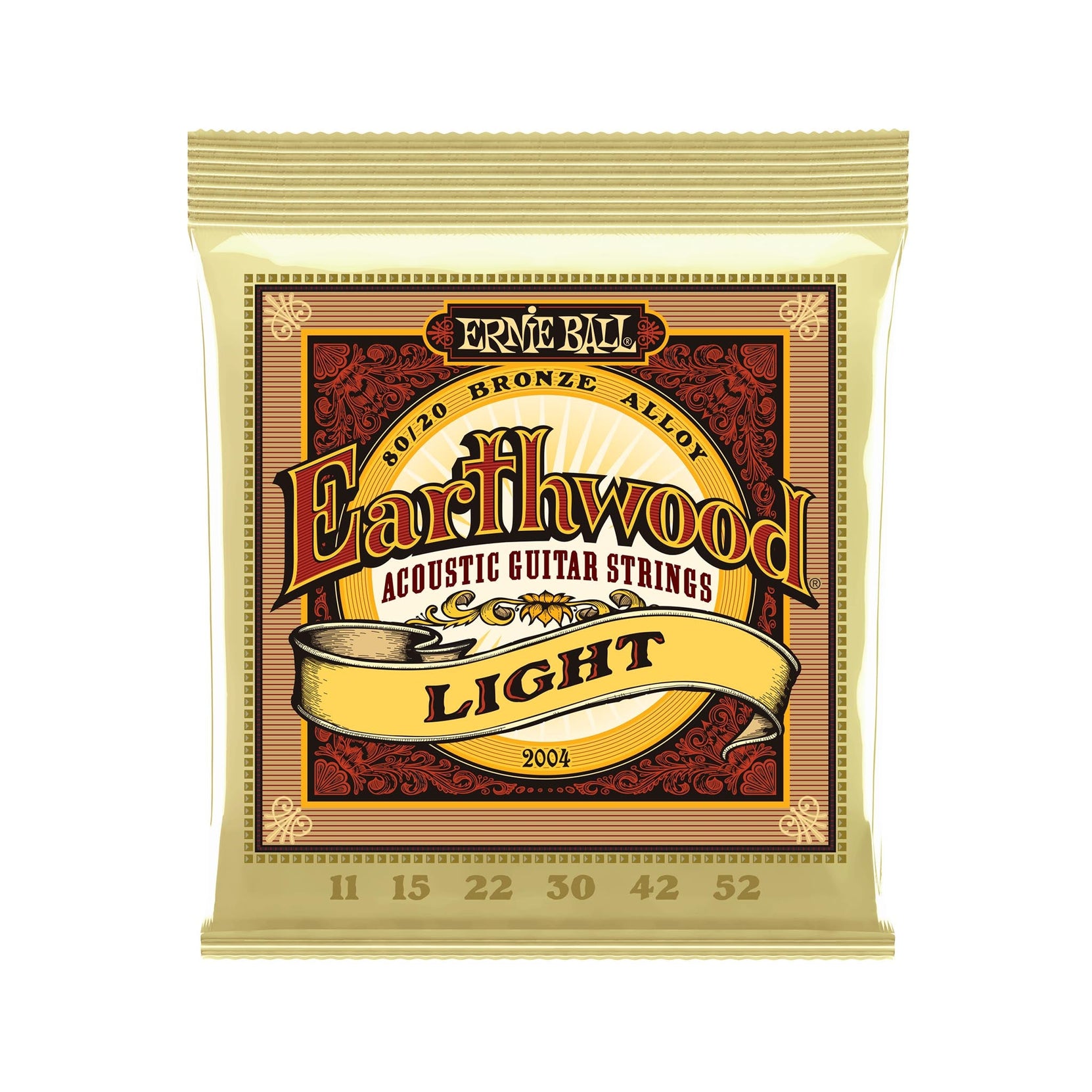 Dây Đàn Guitar Acoustic Ernie Ball Earthwood 80/20 Bronze, 11-52-Mai Nguyên Music