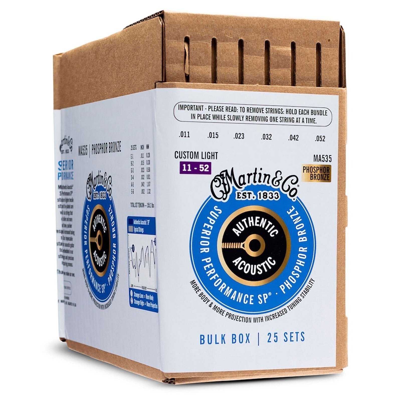 Dây Đàn Guitar Acoustic Martin Authentic Acoustic SP Phosphor Bronze-Mai Nguyên Music