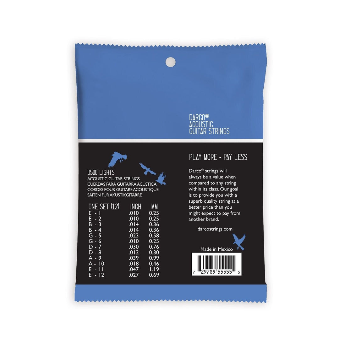 Dây Đàn Guitar Acoustic Martin Darco Acoustic 80/20 Bronze-Mai Nguyên Music