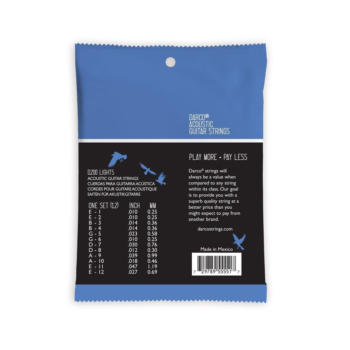 Dây Đàn Guitar Acoustic Martin Darco Acoustic Phosphor Bronze-Mai Nguyên Music