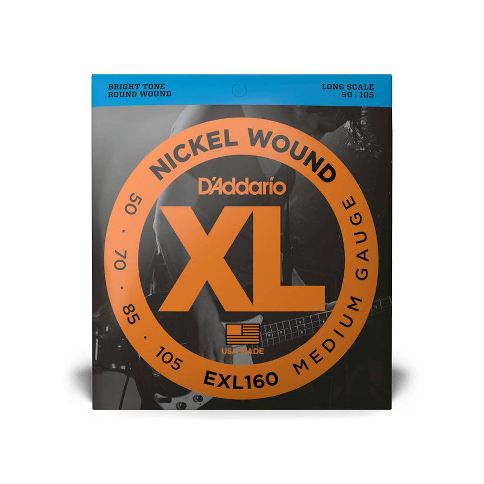 Dây Đàn Guitar Bass D'Addario EXL160 Nickel Wound, Medium, 50-105, Long Scale-Mai Nguyên Music