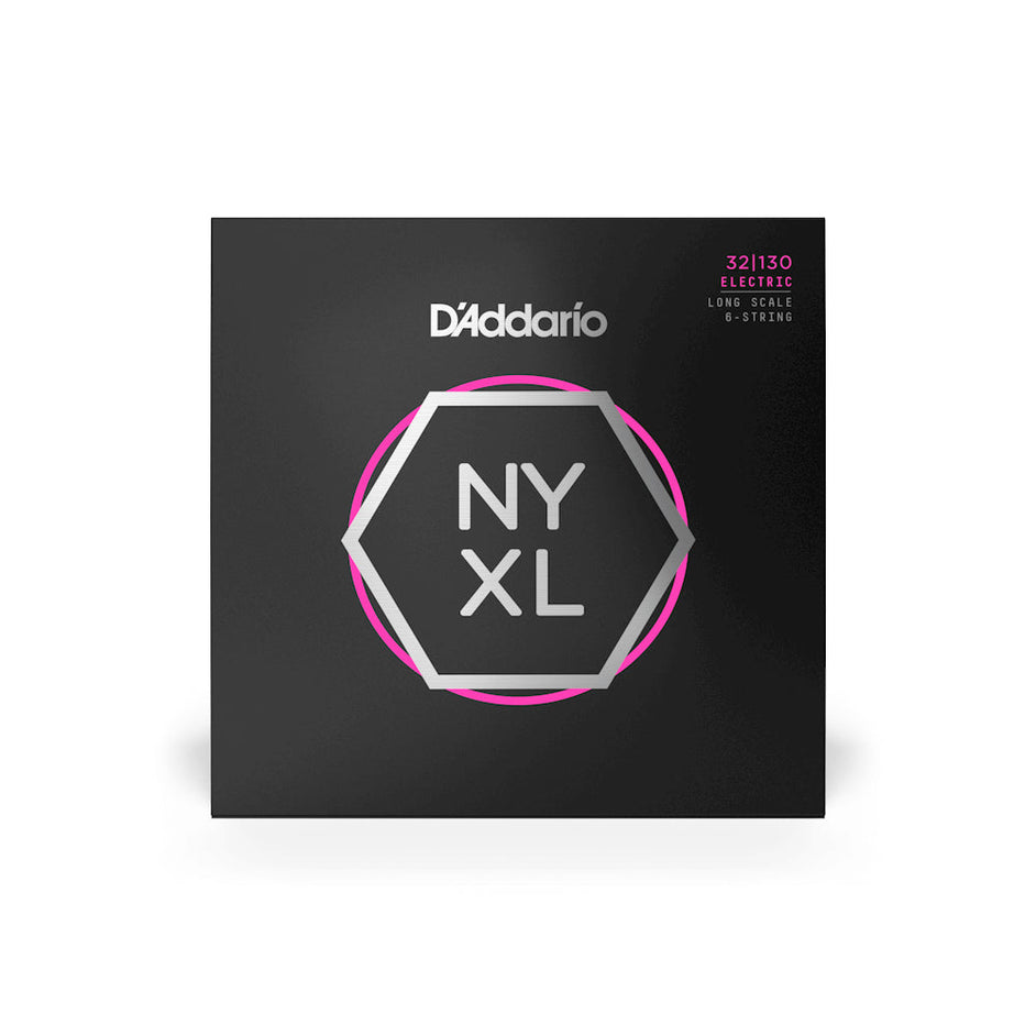 Dây Đàn Guitar Bass D'Addario NYXL32130 6-String Nickel Wound, Long Scale, Regular Light, 32-130-Mai Nguyên Music