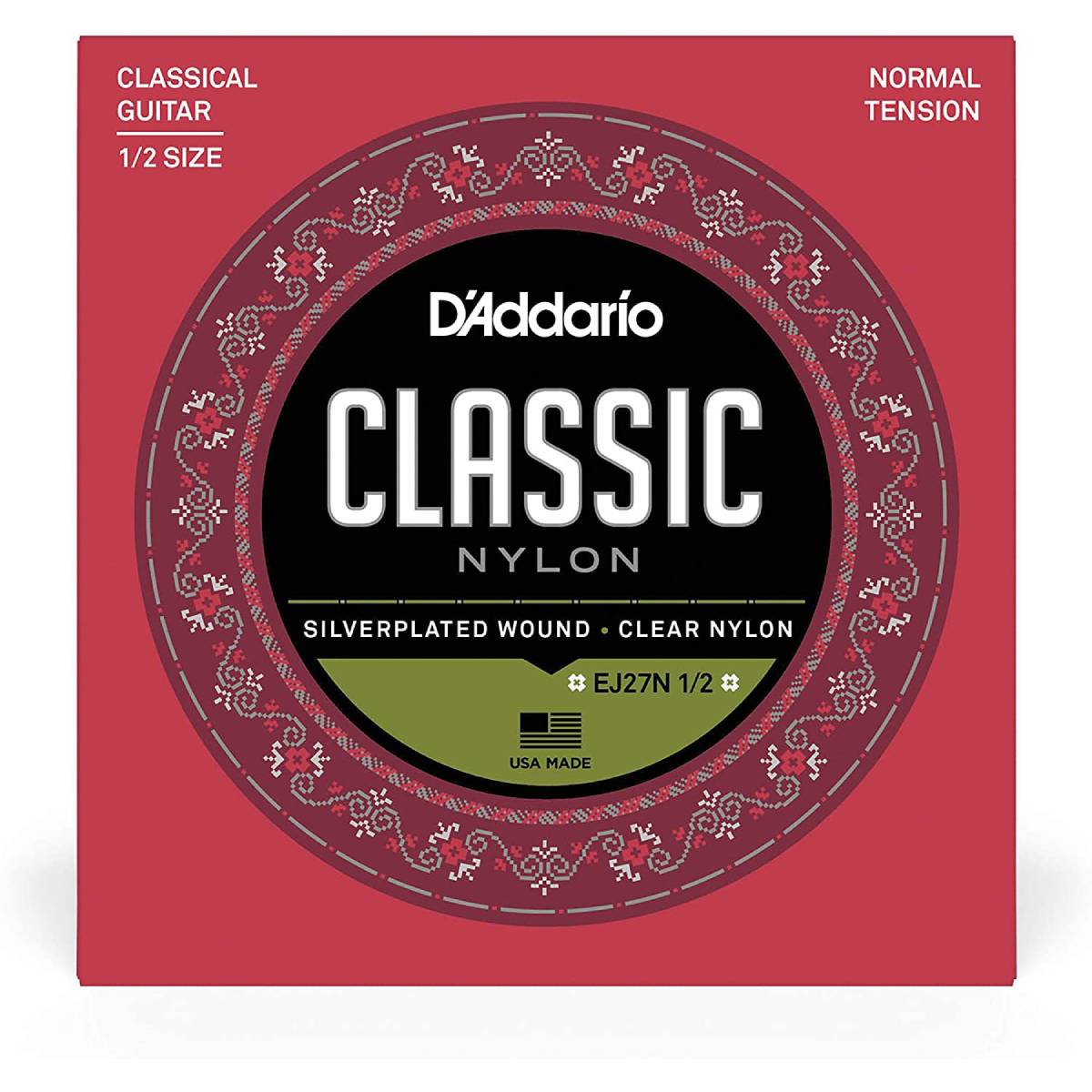 Dây Đàn Guitar Classic D'Addario EJ27N 1/2 Size, Normal Tension-Mai Nguyên Music