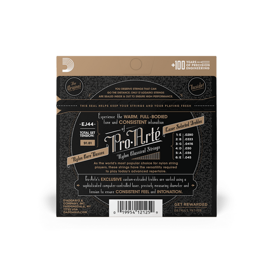 Dây Đàn Guitar Classic D'Addario EJ44 Pro-Arte, Extra Hard Tension-Mai Nguyên Music
