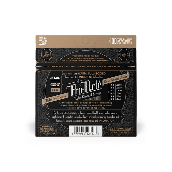 Dây Đàn Guitar Classic D'Addario EJ46 Pro-Arte, Hard Tension-Mai Nguyên Music