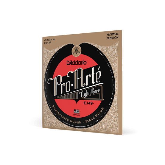Dây Đàn Guitar Classic D'Addario EJ49 Pro-Arte Black, Normal Tension-Mai Nguyên Music