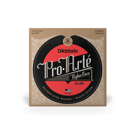 Dây Đàn Guitar Classic D'Addario EJ49 Pro-Arte Black, Normal Tension-Mai Nguyên Music