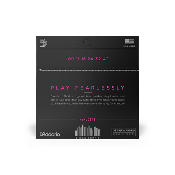 Dây Đàn Guitar Điện D'Addario CGT10 Cable & NYXL0942 Nickel Wound, 09-42-Mai Nguyên Music