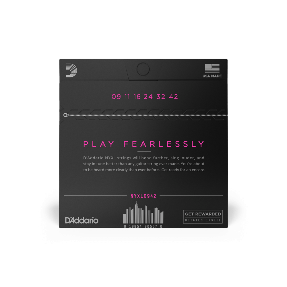 Dây Đàn Guitar Điện D'Addario CGT10 Cable & NYXL0942 Nickel Wound, 09-42-Mai Nguyên Music