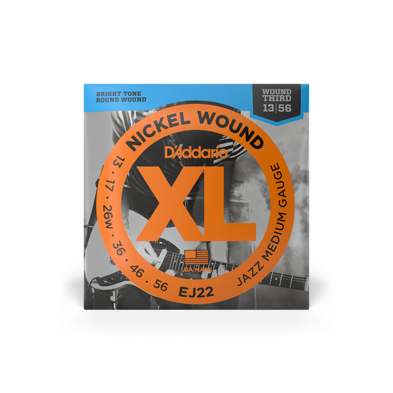 Dây Đàn Guitar Điện D'Addario EJ22 Nickel Wound, Jazz Medium, 13-56-Mai Nguyên Music