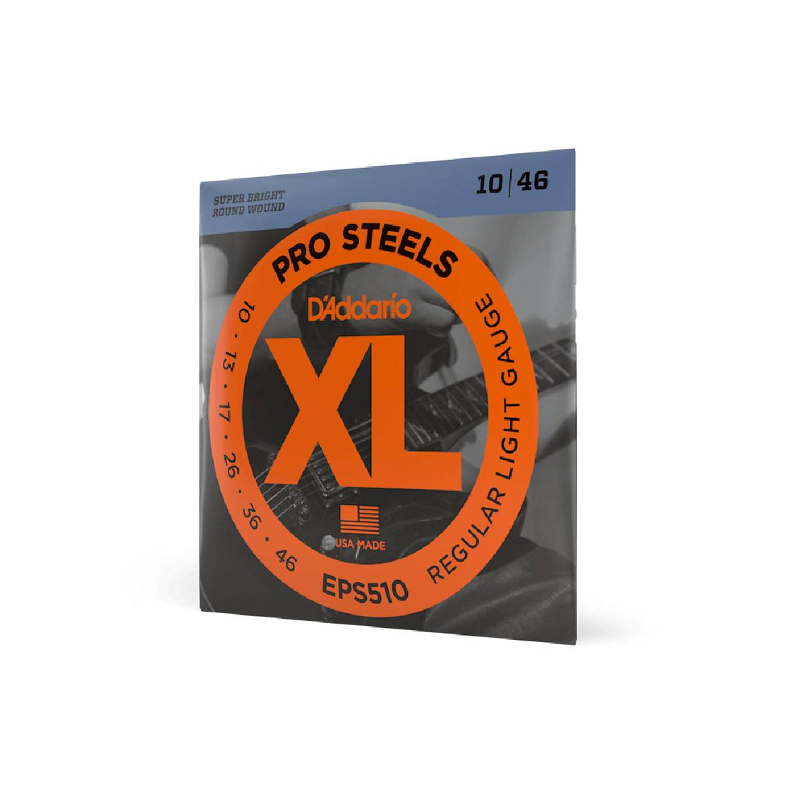 Dây Đàn Guitar Điện D'Addario EPS510 ProSteels, Regular Light, 10-46-Mai Nguyên Music