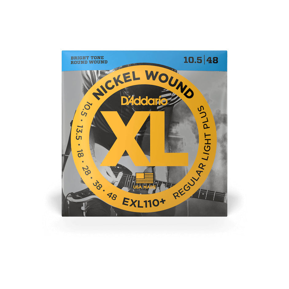 Dây Đàn Guitar Điện D'Addario EXL110+ Nickel Wound, Regular Light Plus, 10.5-48-Mai Nguyên Music