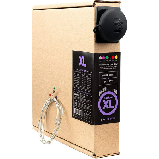 Dây Đàn Guitar Điện D'Addario EXL115 Nickel Wound, Medium/Blues-JazzRock, 11-49,25 Bulk Sets-Mai Nguyên Music