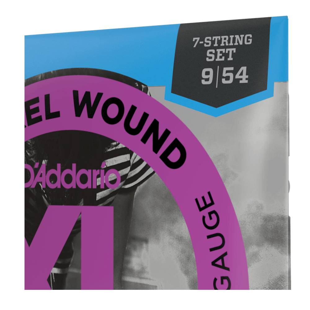 Dây Đàn Guitar Điện D'Addario EXL120-7 Nickel Wound, 7-String, Super Light, 9-54-Mai Nguyên Music