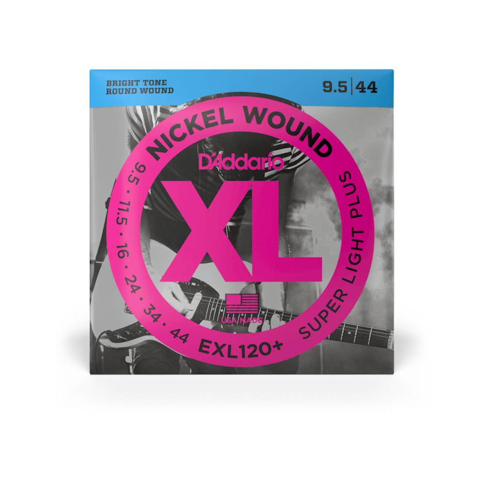 Dây Đàn Guitar Điện D'Addario EXL120+ Nickel Wound, Super Light Plus, 9.5-44-Mai Nguyên Music